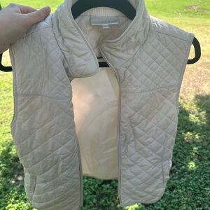 Kenar Women's Off-White Quilted Vest